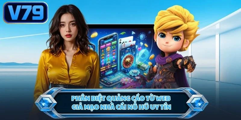 Phân biệt quảng cáo từ web giả mạo nhà cái nổ hũ uy tín